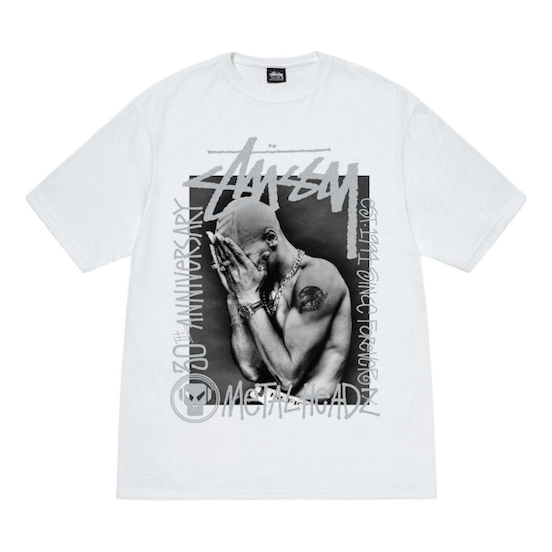 Tričko Stüssy Metalheadz Logo Graphic T-Shirt Biela | 3903901, 0