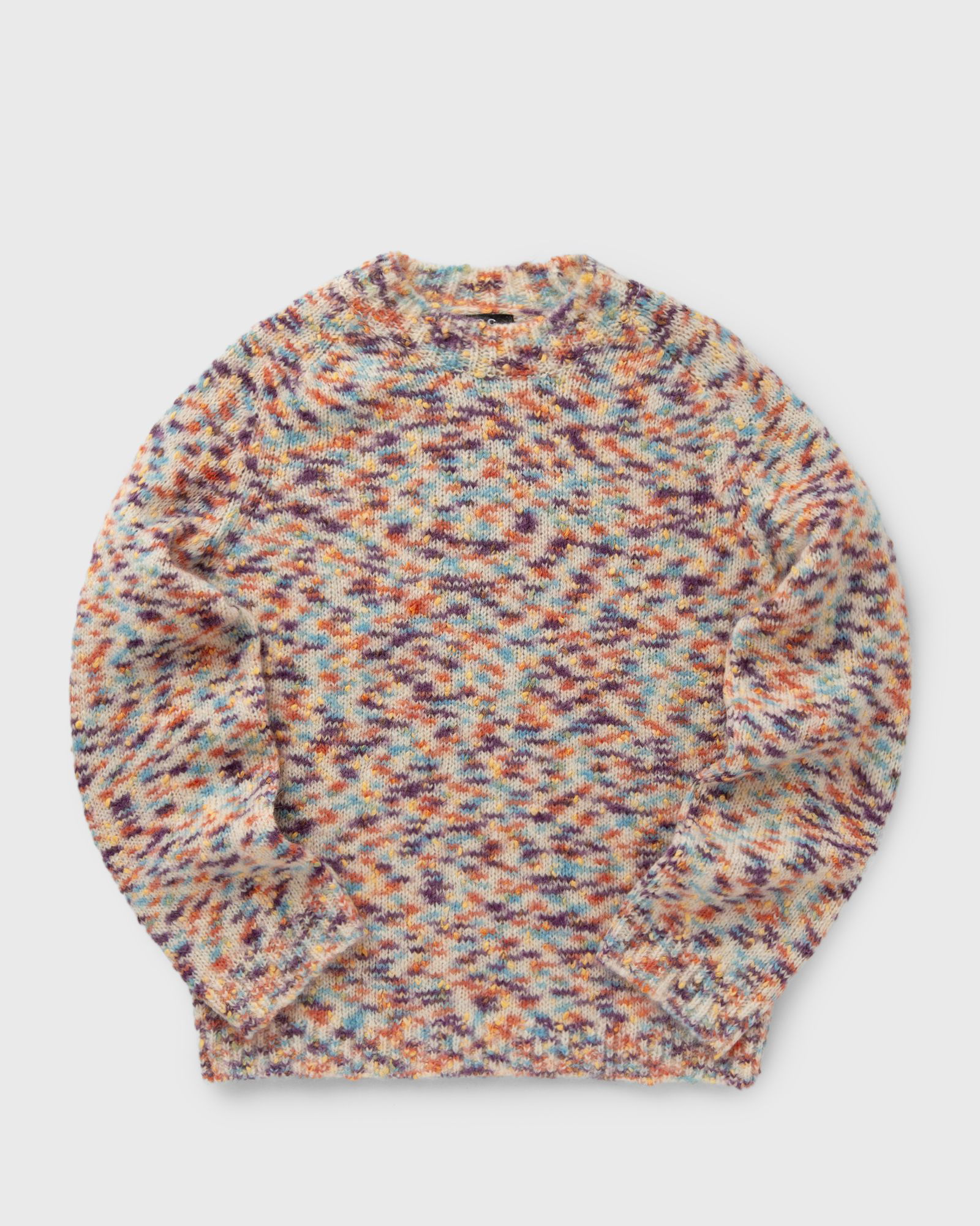 Multicolored Terry Pullover Sweater