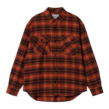 Košeľa Carhartt WIP L/S Krenz Shirt Červená | I032271.1P9XX, 1