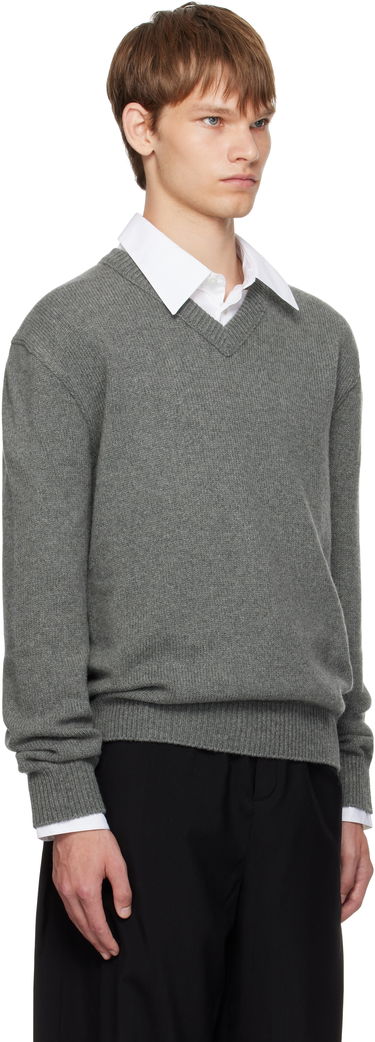 Sveter The Row The Row Horik V-Neck Sweater Šedá | 1023-Y960, 1
