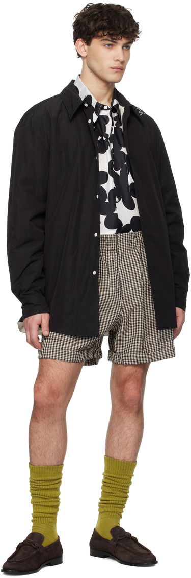 Košeľa Marni Marni Crinkled Nylon Blend Overshirt Čierna | CUMU0333SW UTP786, 3