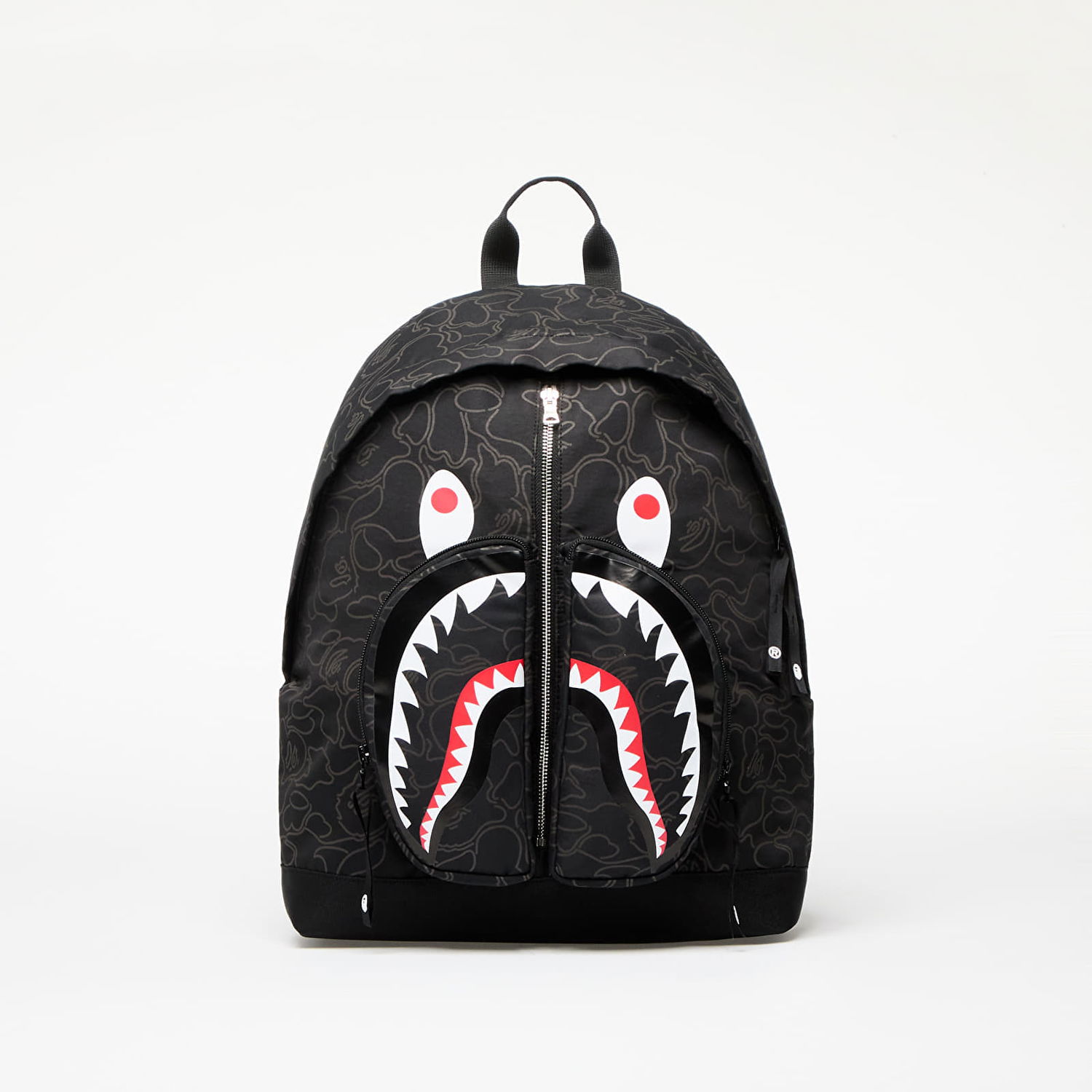 Batoh BAPE A BATHING APE Neon Camo Shark Day Pack Black Čierna | 001BAK301007M BLK, 0