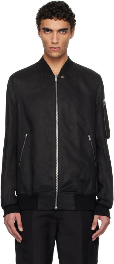 Bomber bunda Rick Owens Rick Owens Hollywood Classic Flight Bomber Jacket Čierna | RU01E5778 TWL, 0