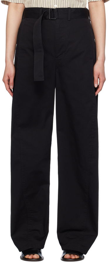 Cargo nohavice LEMAIRE Twisted Wide Leg Trousers Čierna | PA1004 LF1255, 0