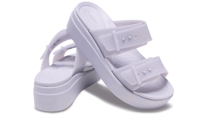 Tenisky a topánky Crocs Brooklyn Buckle Frosted Low Sandals Biela | 210980-5BR, 1