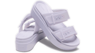 Tenisky a topánky Crocs Brooklyn Buckle Frosted Low Sandals Biela | 210980-5BR, 1