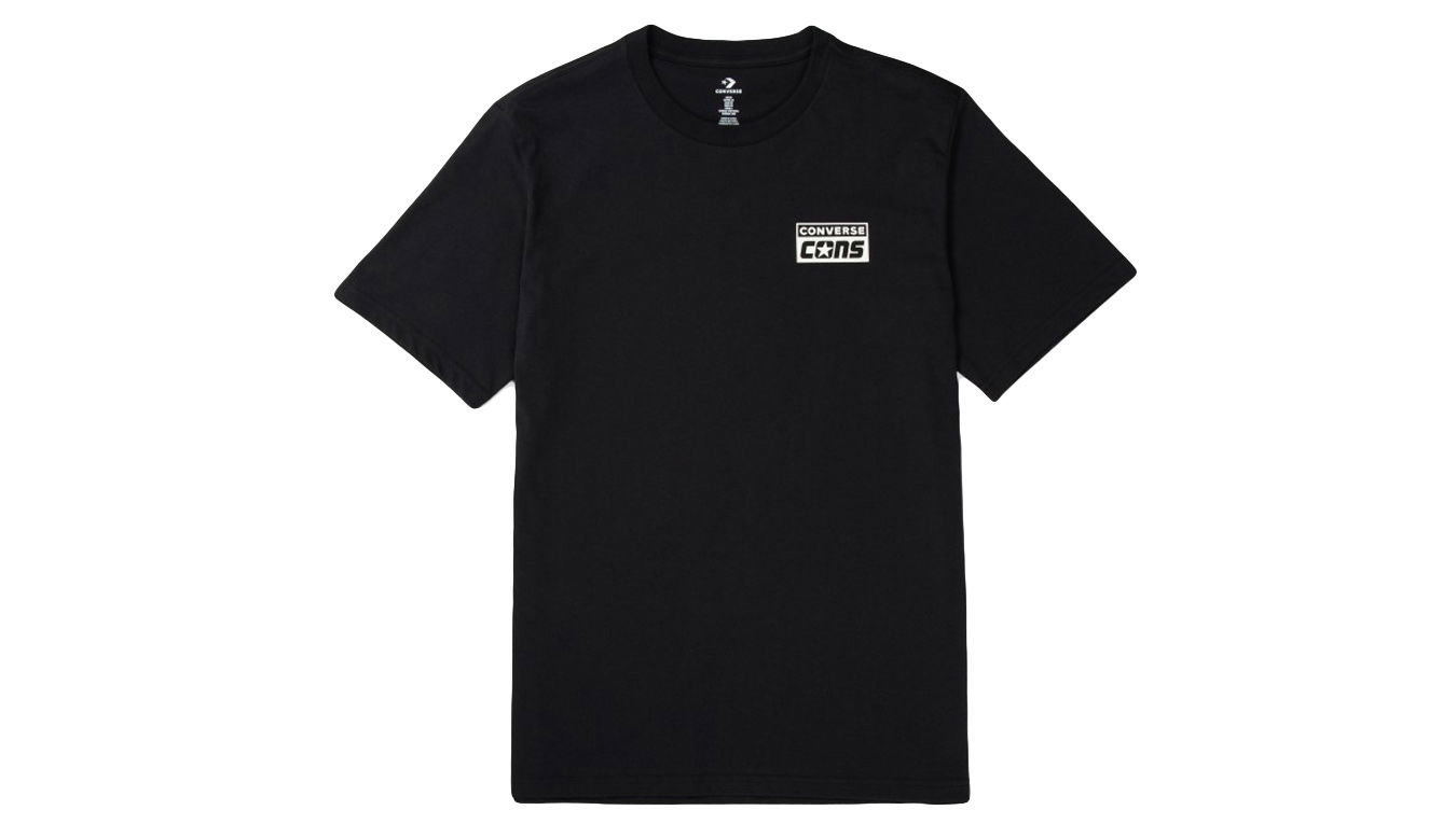 Tričko Converse Cons Short Sleeve Tee Čierna | 10021134-A01, 0