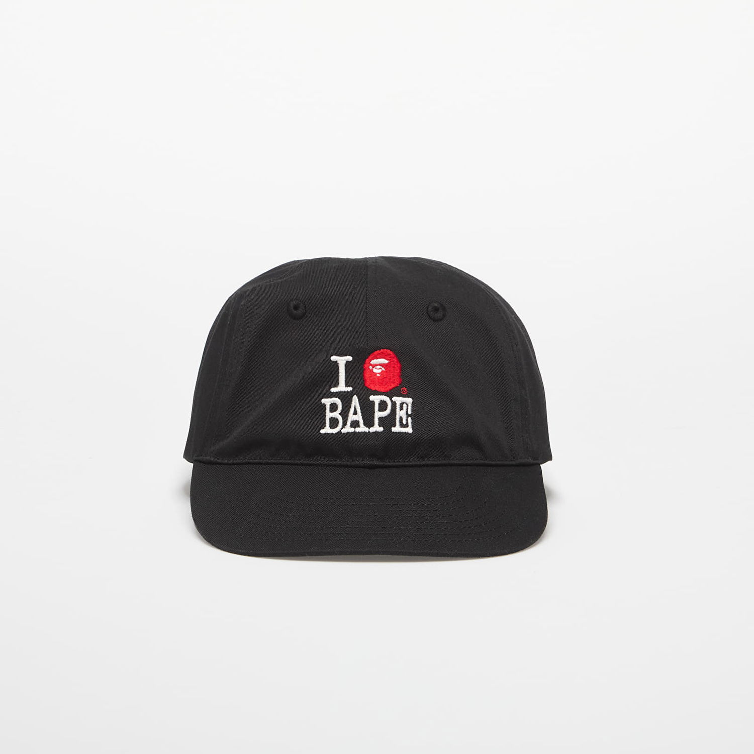Šiltovka BAPE A BATHING APE Logo Cotton Twill Cap Čierna | 001CPL301314MBLK, 0