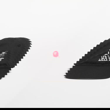 Šiltovka BAPE A BATHING APE Logo Cotton Twill Cap Čierna | 001CPL301314MBLK, 0