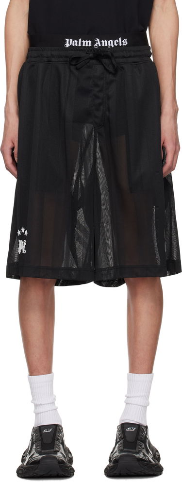 Šortky Palm Angels Palm Angels Palm Sport Mesh Shorts Čierna | PMCI022S25FAB0021003, 0