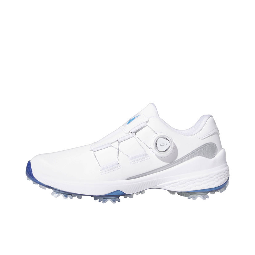Tenisky a topánky adidas Performance ZG23 BOA Golf Cloud White Blue Fusion Met. Silver Metallic Biela | GZ2171