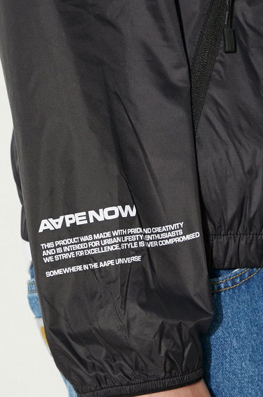 Vetrovka AAPE by A Bathing Ape AAPE Men's Hooded Jacket AAPLJM7637XXM Čierna | AAPLJM7637XXM, 5