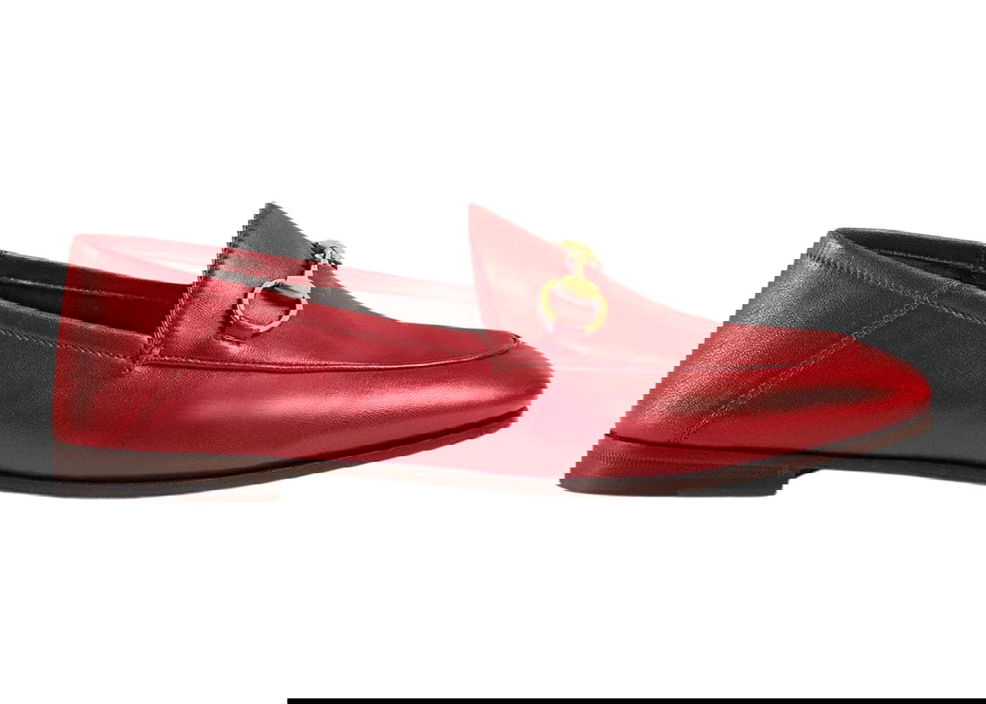 Tenisky a topánky Gucci Horsebit Slip On Loafer 'Red' Leather Červená | _414998 DLC00, 0
