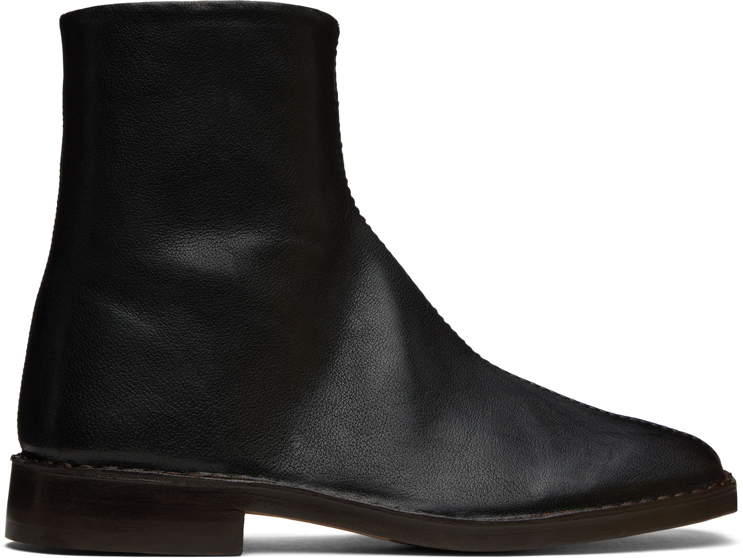 Oblečenie LEMAIRE LEMAIRE Piped Zip Boots Čierna | FO0155 LL0043, 0
