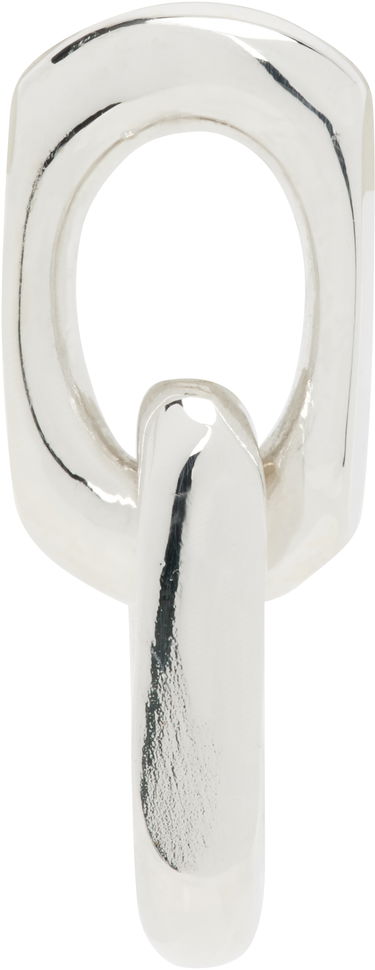 Náušnice MARTINE ALI Link Drop Single Earring Metalická | MAFW24008-SS, 0