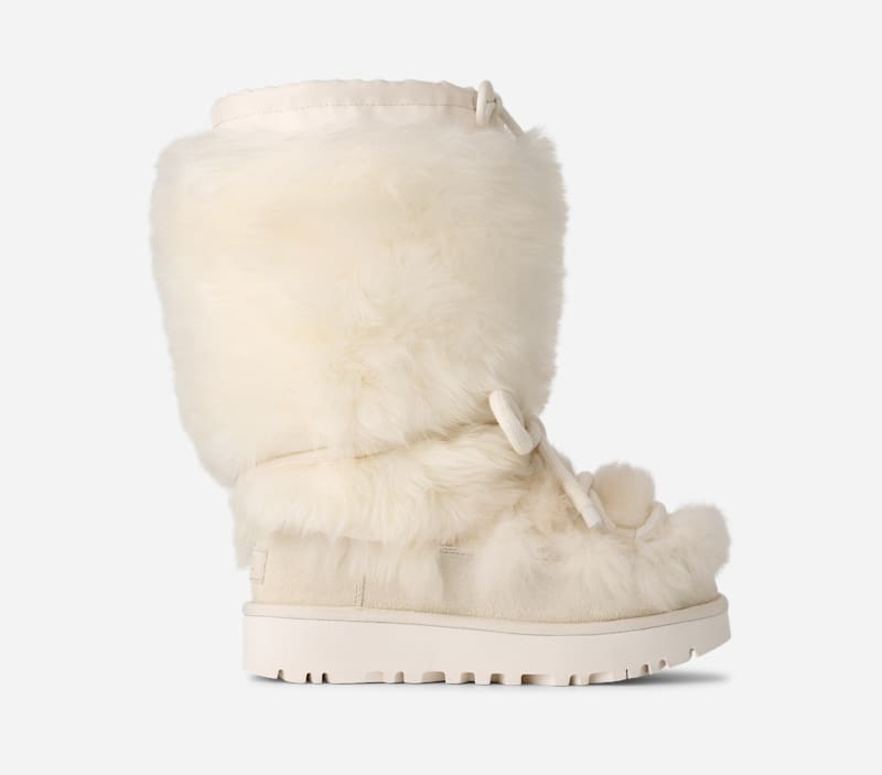 Tenisky a topánky UGG Classic Tall Chalet Sheepskin Boot Biela | 1171570-WHT