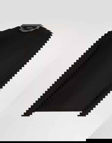 Tričko Dolce & Gabbana Dolce & Gabbana Men's Jersey T-Shirt Čierna | G8SW5THU7VEN0000, 0