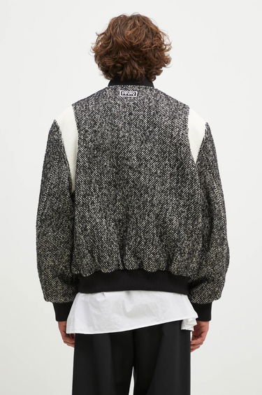 Bomber bunda KENZO WOOL VARSITY JACKET Metalická | FE65BL1489OX.99, 3