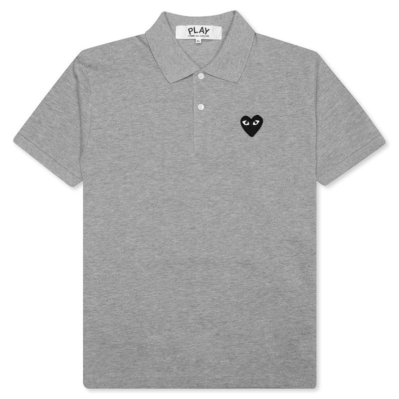 Polo tričko Comme des Garçons Emblem Polo Šedá | AZ-T077-051-1