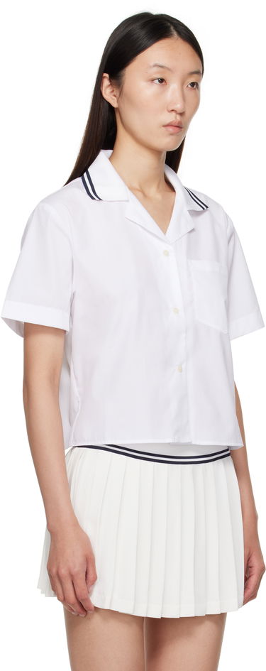 Košeľa Sporty & Rich Sporty & Rich 'SRC' Sailor Cropped Shirt Biela | SI023602302WH01, 1