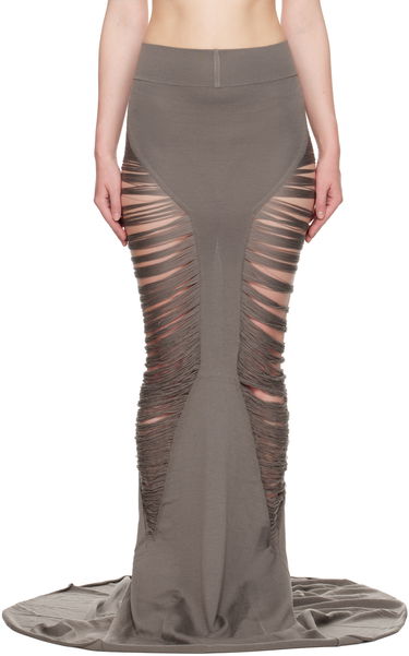 Sukňa Rick Owens Rick Owens Hollywood Tanja Maxi Skirt Šedá | RO01E7632 KGRIDM, 0