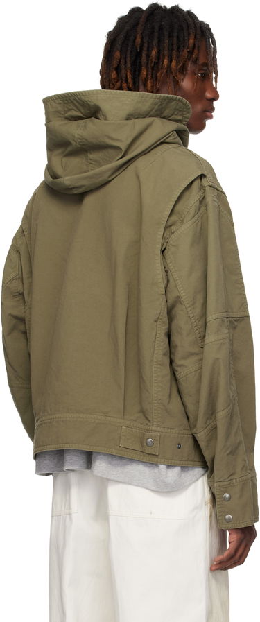 Parka Dries Van Noten Dries Van Noten Flap Pocket Hooded Jacket Zelené | 251-020548-1146, 2