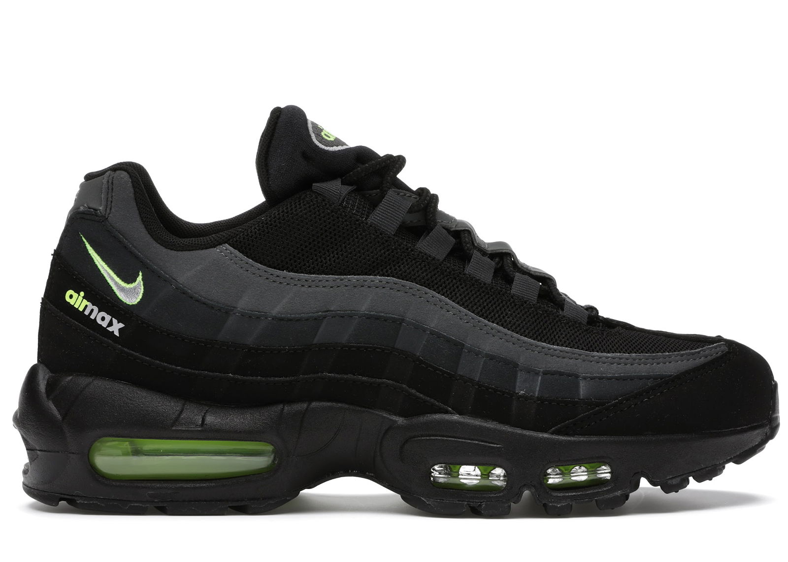 Air Max 95 Retro Logo "Black Grey Volt"