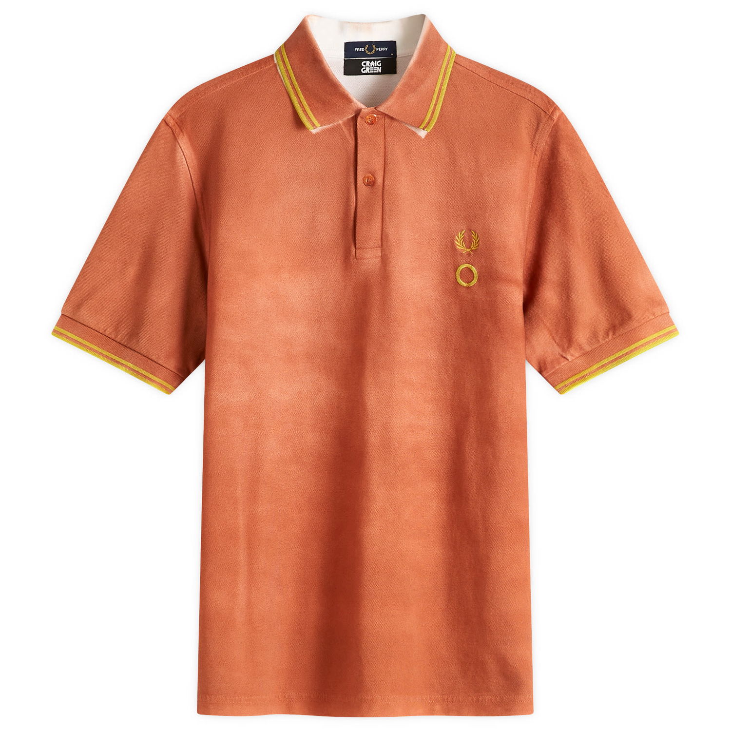 Polo tričko Fred Perry Craig Green Tennis Polo Shirt, Size Large Oranžová | SM9150-Z38, 1