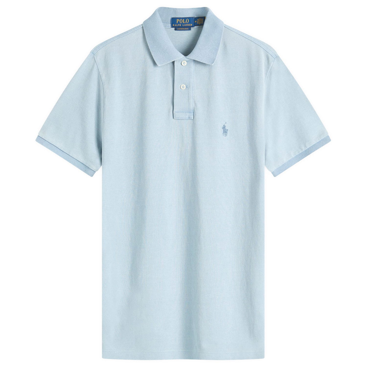 Polo tričko Polo by Ralph Lauren Ralph Lauren Custom Slim Fit Polo Shirt, Large Modrá | 710970582001, 0