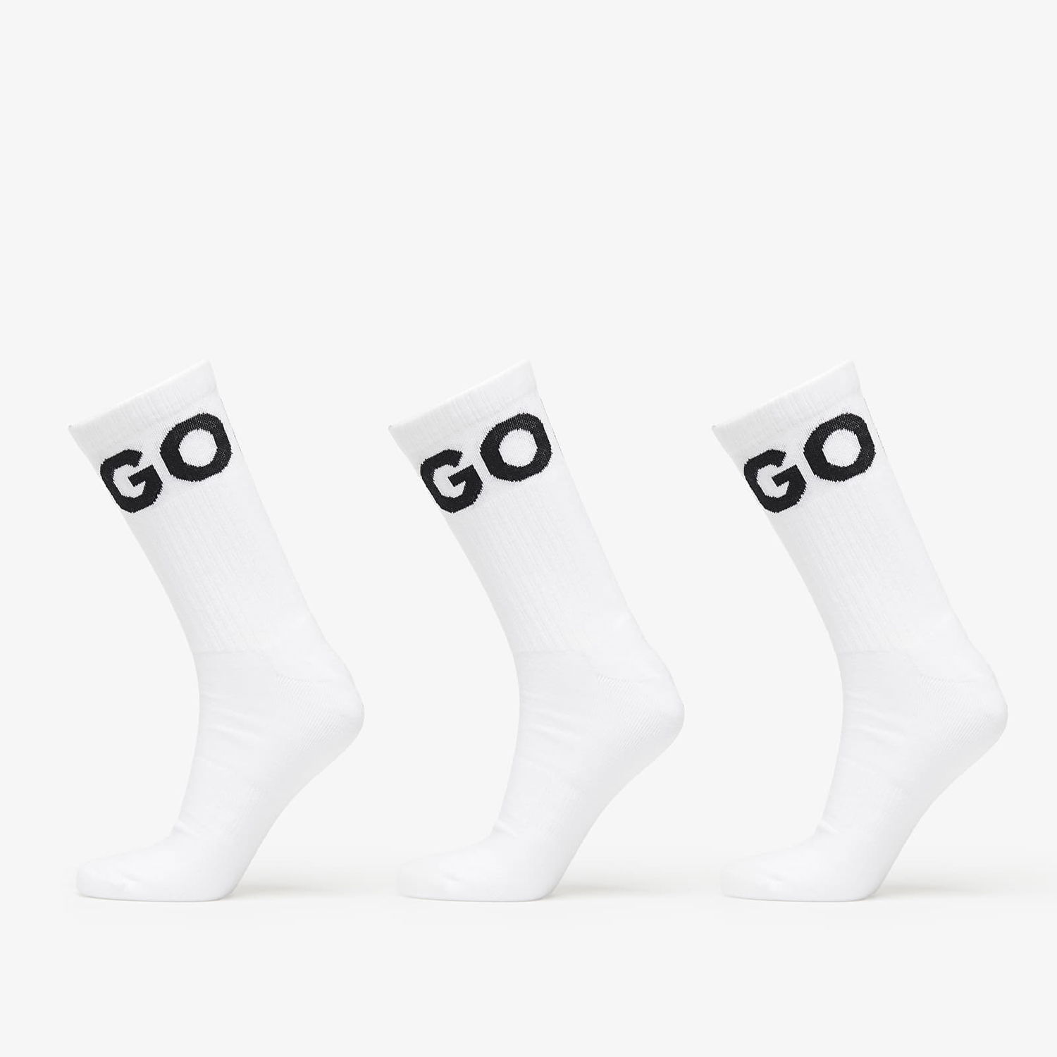 Ponožky BOSS Hugo Boss 3-Pack Iconic Quarter Socks Biela | 50531517-100, 0