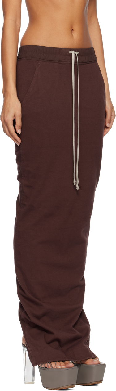 Sukňa Rick Owens Concordians Pull On Pillar Maxi Skirt Hnedá | DS02E7332 RIG, 1