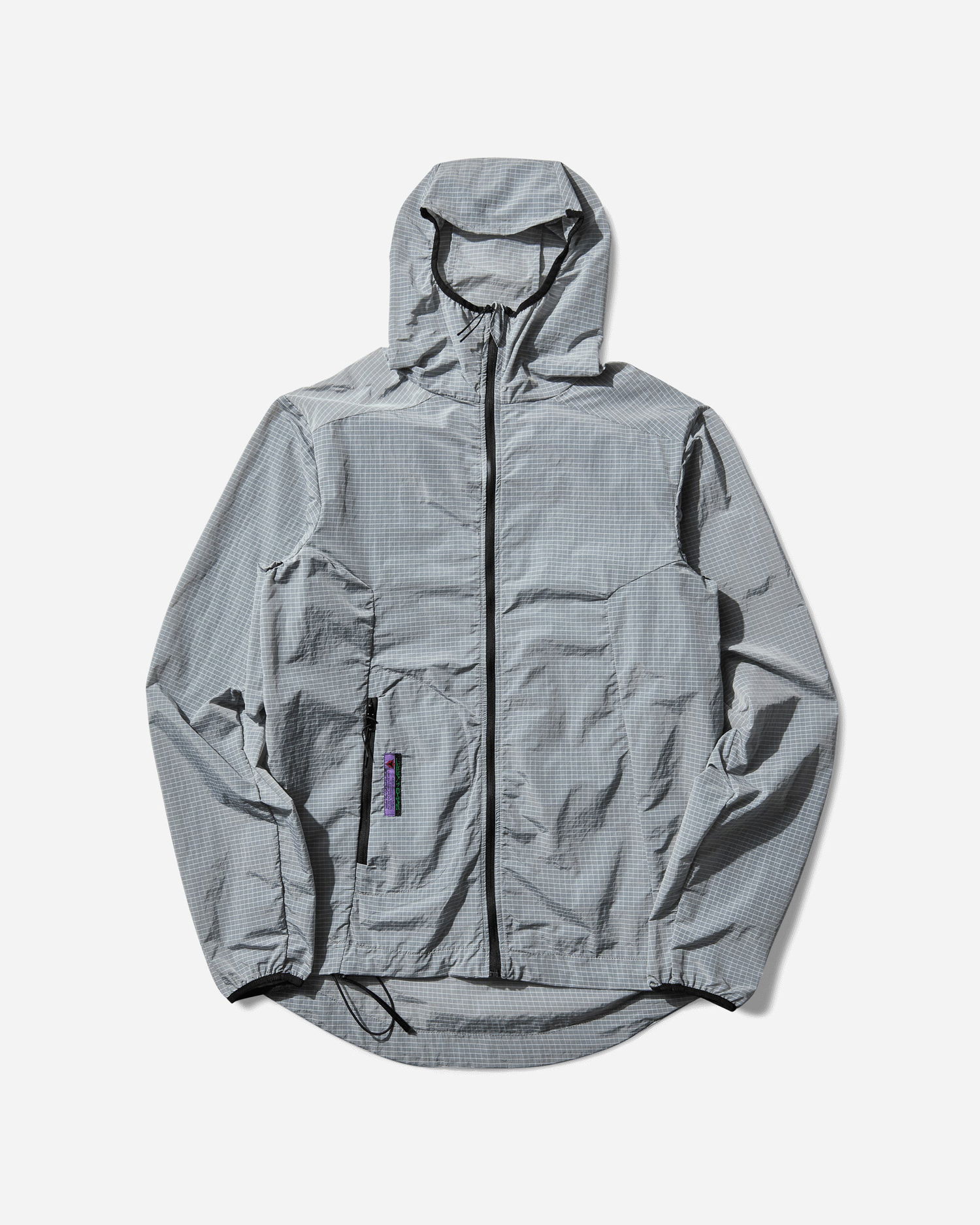 Vetrovka Rayon Vert Mirage Grid Hooded Jacket Šedá | S5RVJK01 GREY, 1