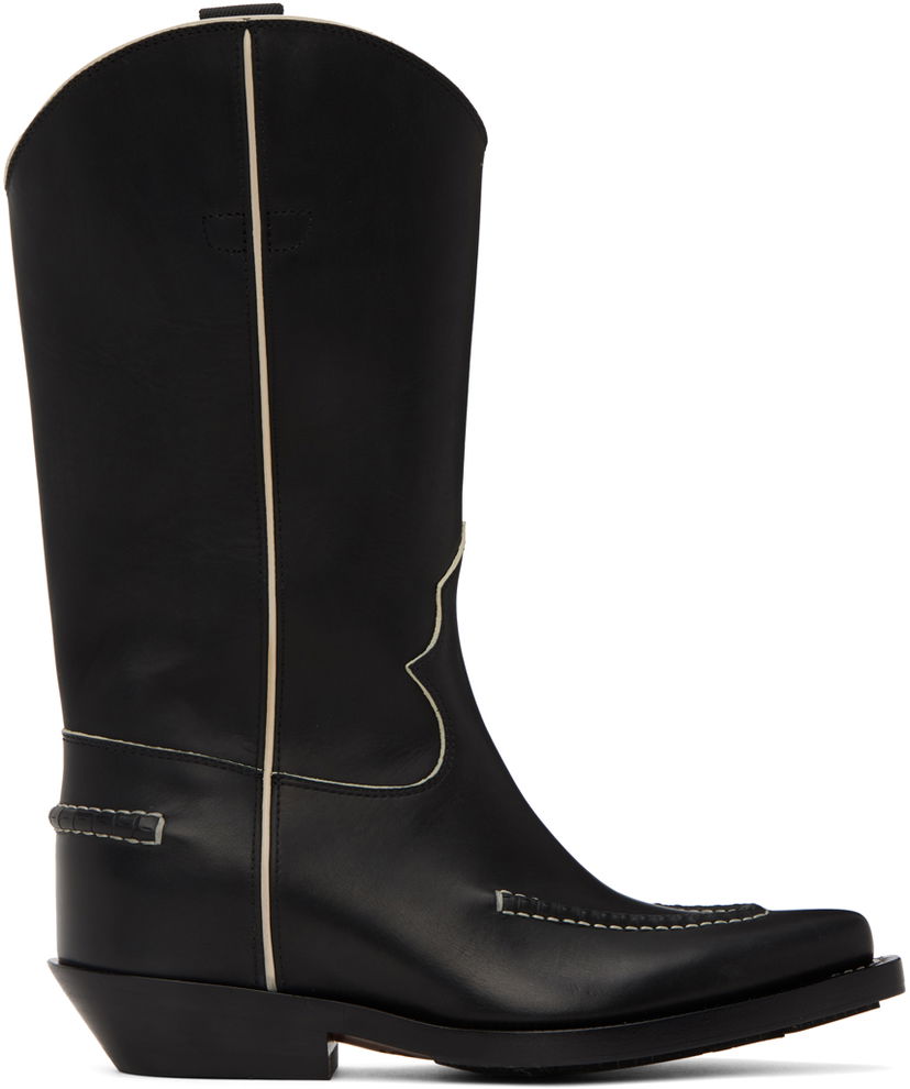 Tenisky a topánky CHLOÉ Chloé Nellie Cowboy Boots Čierna | CHC22W709A3