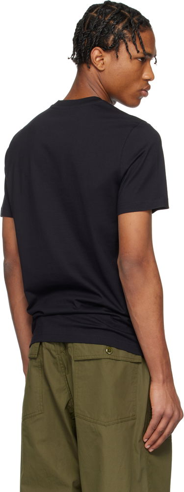 Tričko Moncler Moncler Archive Embroidered Logo Cotton T-Shirt Čierna | K10918C0006389AJS, 2