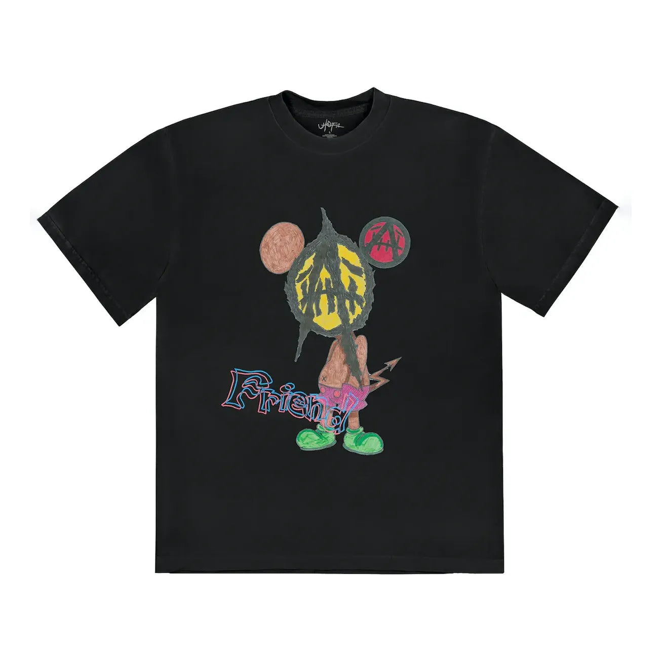 Tričko Cactus Jack by Travis Scott Travis Scott x St Michael Utopia 2B Graphic Tee Čierna | TSUT-SS28, 0