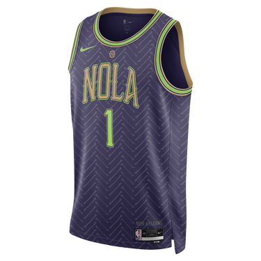 Dres Nike Swingman Zion Williamson City Edition Jersey Fialová | FQ4351-537, 1