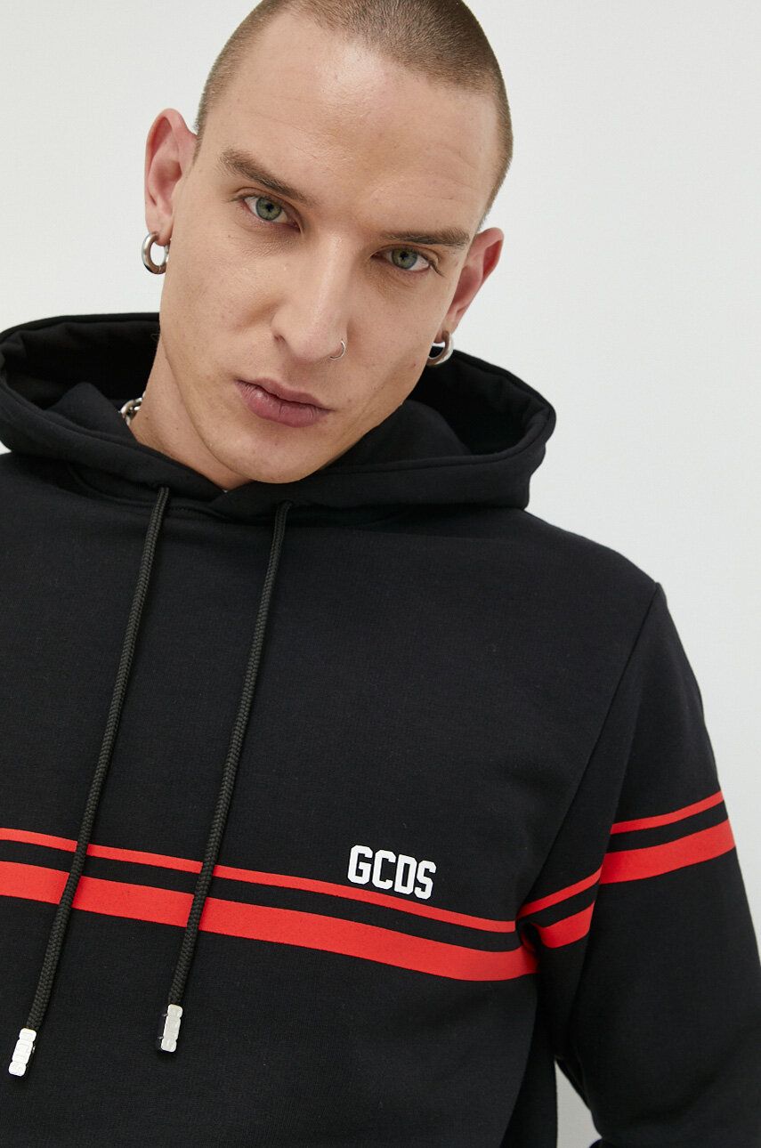 Mikina GCDS Low Logo Band Hoodie Čierna | SS23M100158, 0