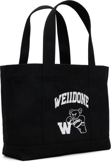 Tote bag We11done We11done Varsity Canvas Tote Čierna | WD-AB2-25-481-U-BK, 1