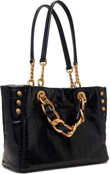 Tote bag Balmain Small 1945 Soft Tote Čierna | GN1FD871LETF, 2