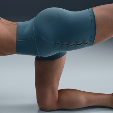 Šortky Nike Nike One High-Waisted 5" Bike Shorts Tyrkysová | HJ3646-006, 3