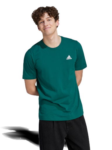 Tričko adidas Originals Essentials Single Jersey Embroidered Small Logo Tee Zelené | IJ6111