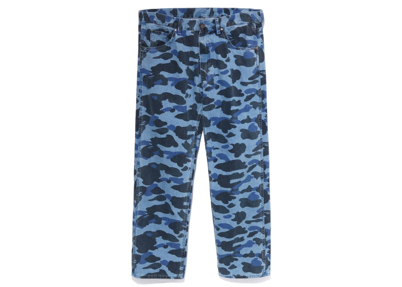 Tepláky BAPE Color Camo Denim Pants Navy | 1J30-150-003, 0
