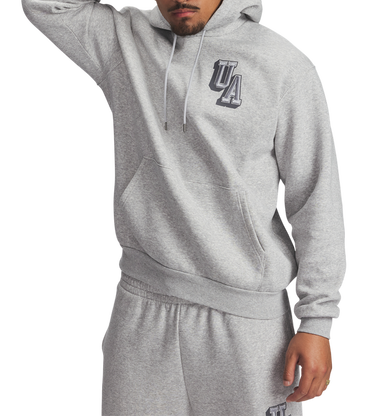 Mikina Under Armour Hooded Sweatshirt UA Icon Fleece Graphic Top Šedá | 6007591-011, 0