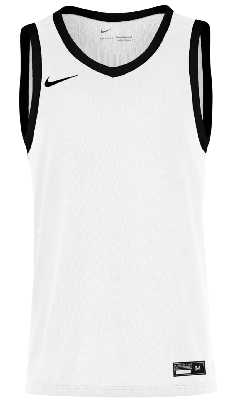 Dres Nike Nike Team Stock25 Basketball Jersey Biela | a19913-100