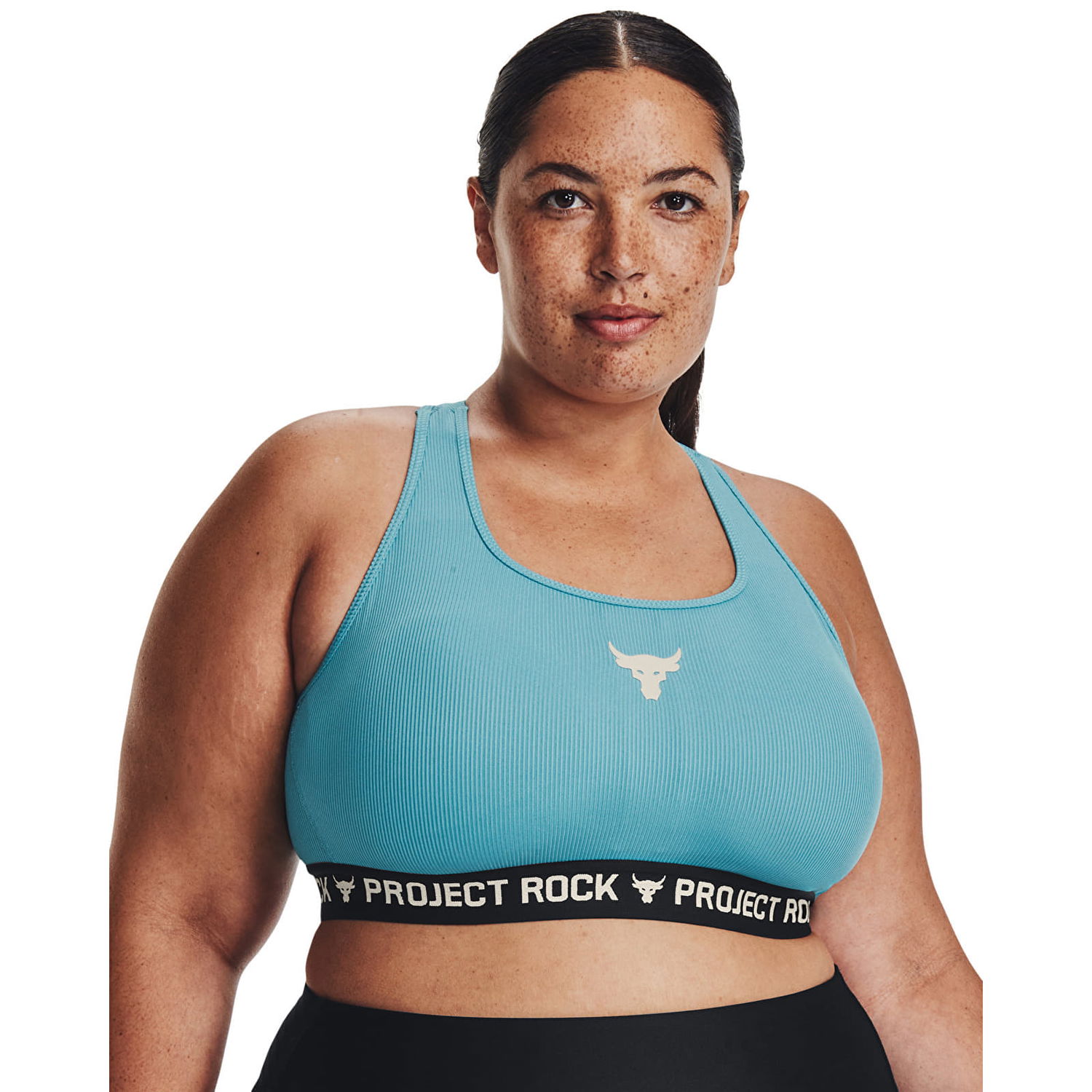 Podprsenka Under Armour Project Rock Crsbck Bra Tg Blue Tyrkysová | 1377462-433, 0
