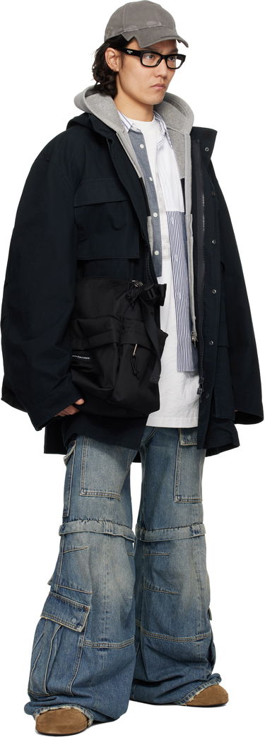 Džínsy Balenciaga Balenciaga Flared Cargo Jeans Modrá | 783694THW25, 3