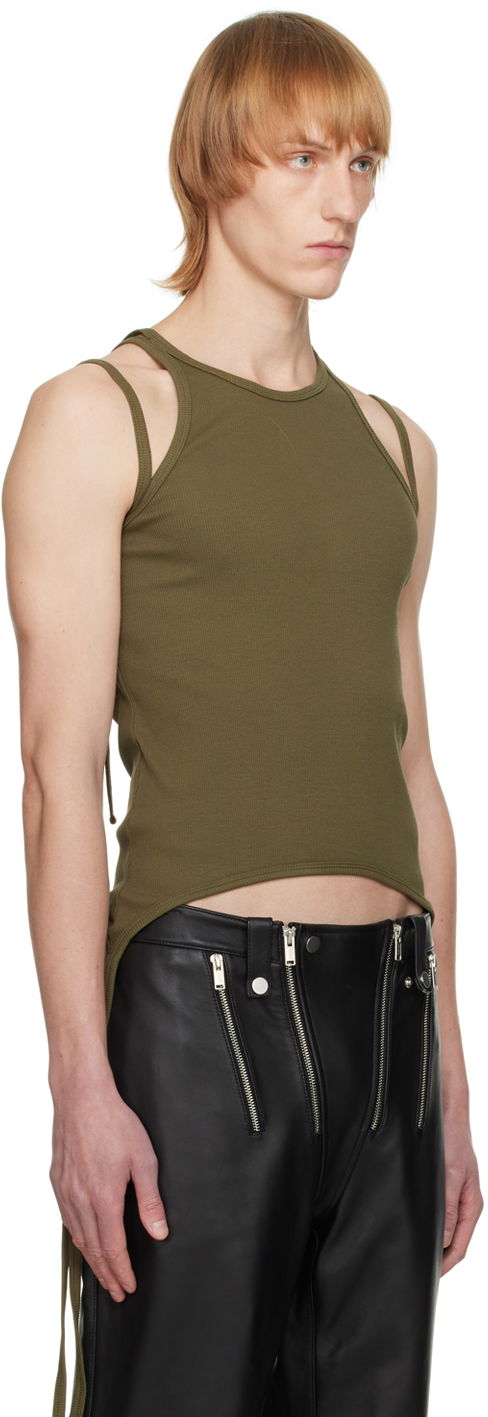 Tielko Dion Lee Split Tie Tank Top Zelené | C3019R22, 1