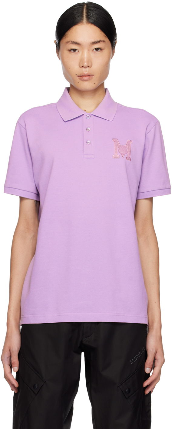 Polo tričko Moncler Patch Polo Tee Ružová | J10918A0000889A16, 0