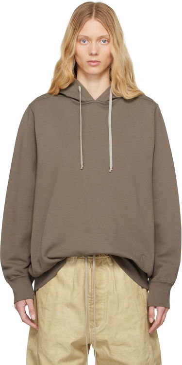 Mikina Rick Owens Rick Owens DRKSHDW Hollywood Oversized Hoodie Hnedá | DS01E3241 FP, 0