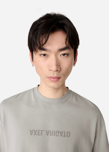 Tričko AXEL ARIGATO Distort Graphic T-Shirt Šedá | A3118005, 5